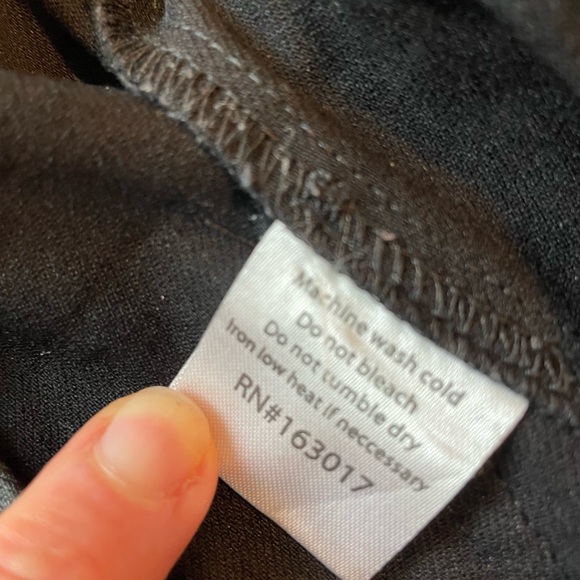 Princess Polly Faux Leather High Waist Split Front Pants Size 2 - Picture 9 of 10